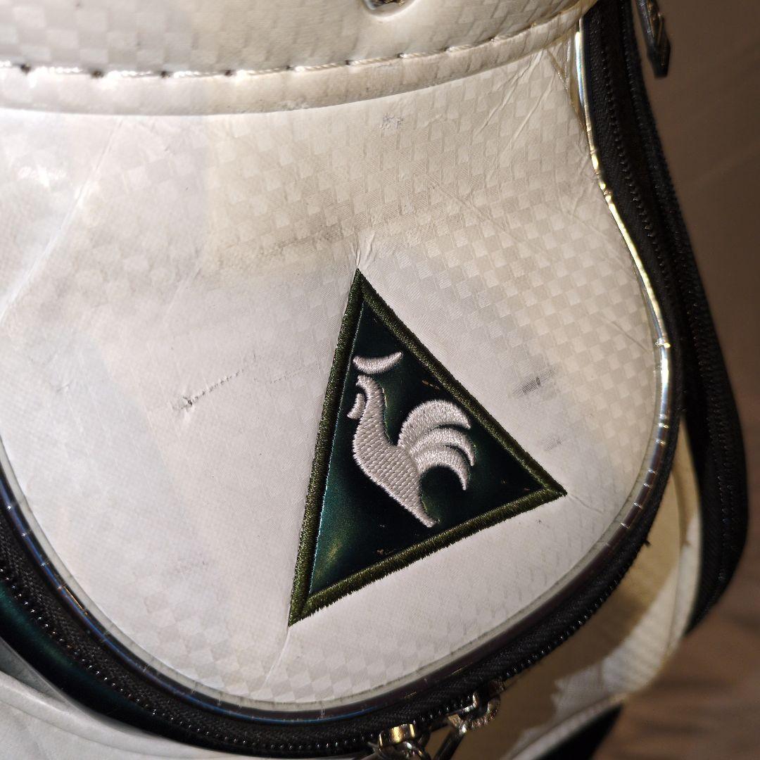 ルコックスポルティフ ゴルフ キャディバッグ９型【ホワイト】美品！