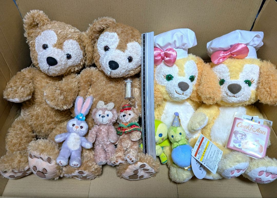 ディズニーお土産　ダッフィー・シェリーメイ・クッキーアン ぬいぐるみまとめ売り