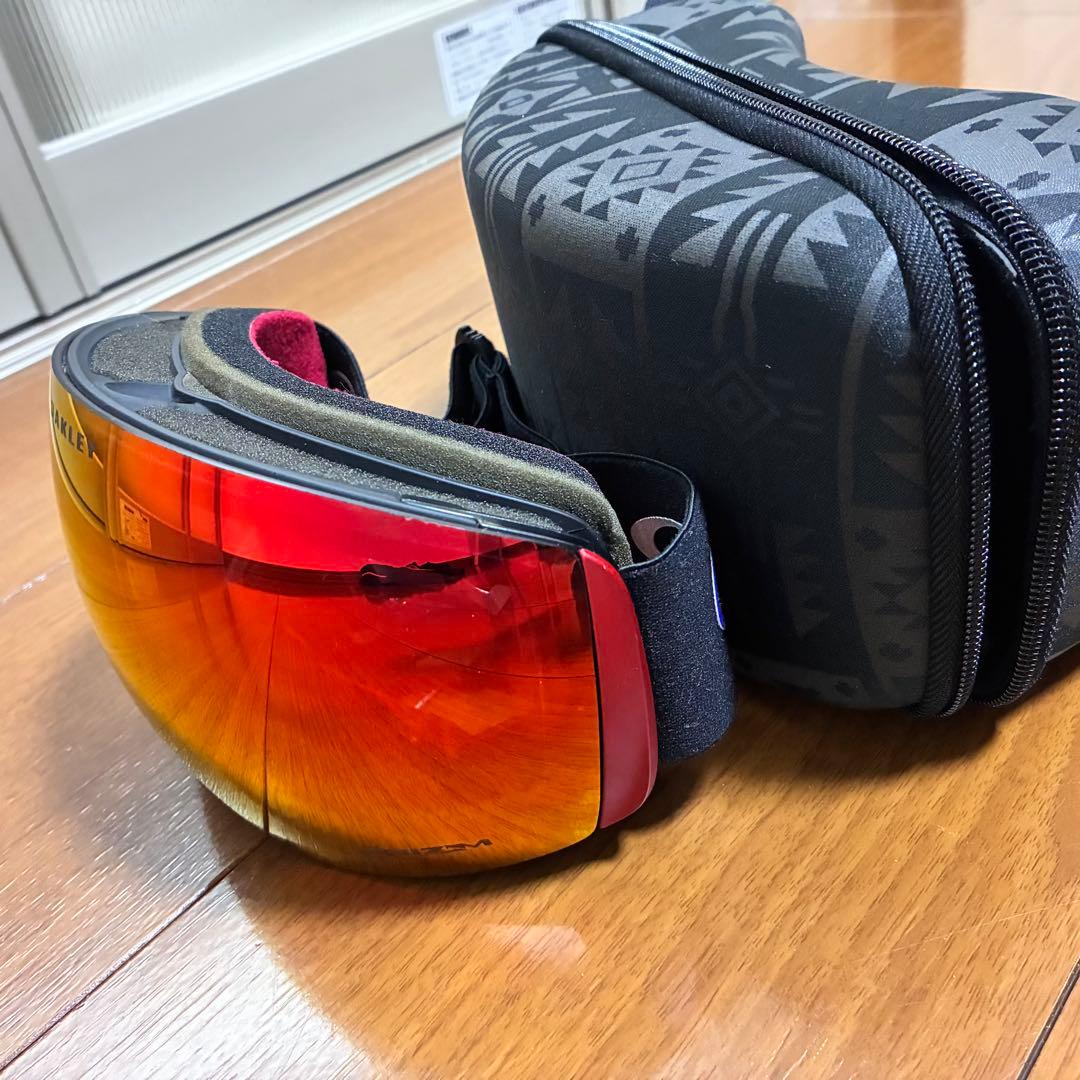 【美品】 OAKLEY ゴーグル プリズム ミラーレンズ フライトデッキ