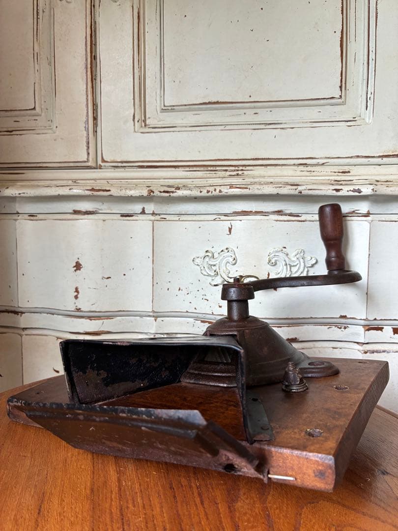 フランス　アンティーク コーヒー　ハーブ　ミル　グラインダー 1800年代　英国