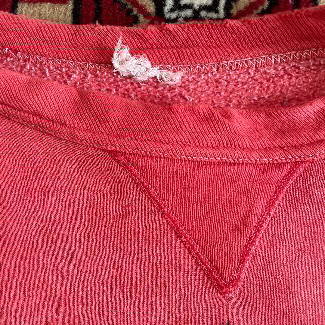 【60s〜70s】ヴィンテージ スウェット 鬼フェード 前V