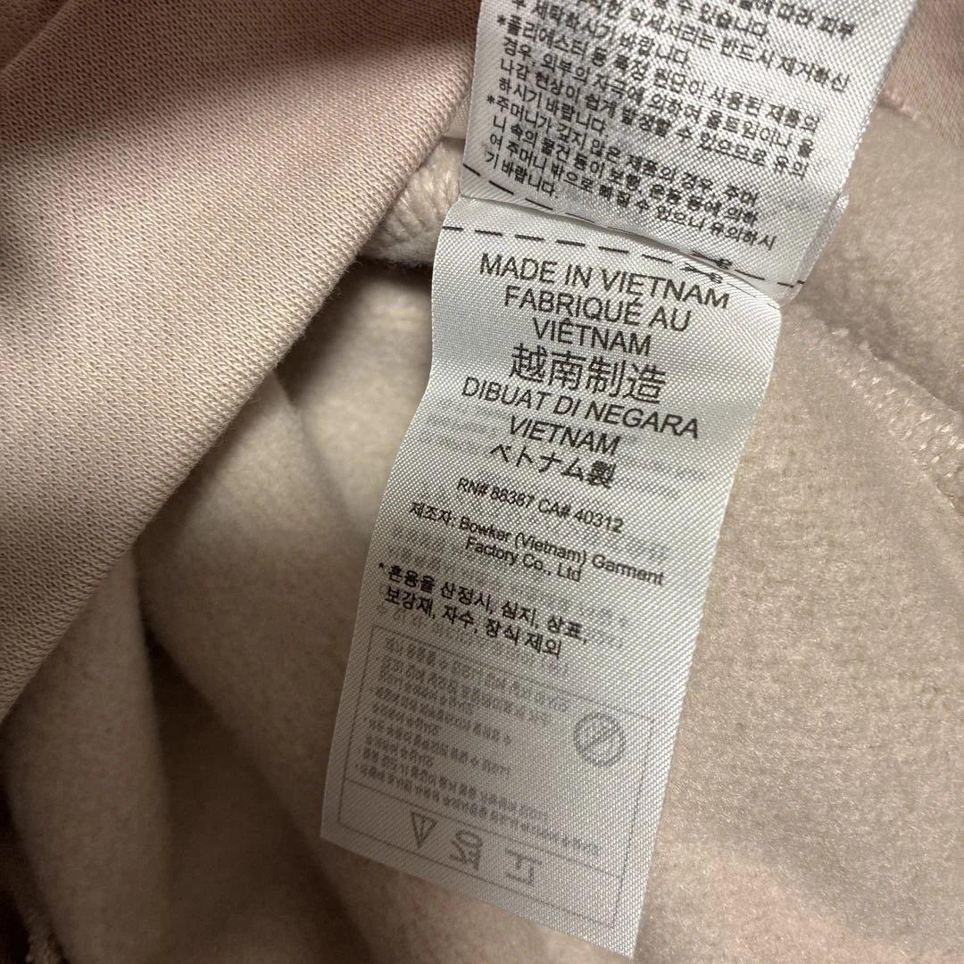 adidas ピンクベージュ セットアップ　ジャケット&スカート M 裏起毛