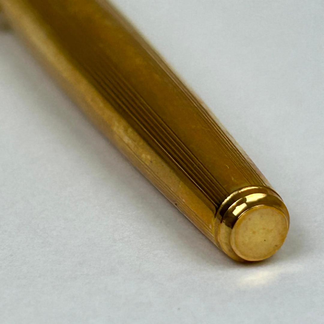 PLATINUM プラチナ 万年筆 金張り 14KGF 18K　細字