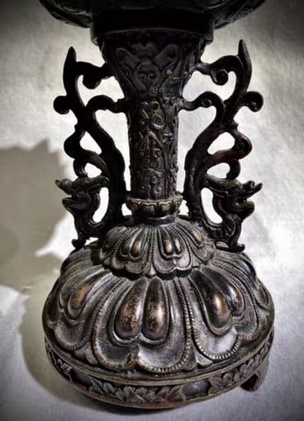 銅器 仏教 八宝 香炉古美術 コレクション品 銅製 工芸品 彫刻装飾品置物