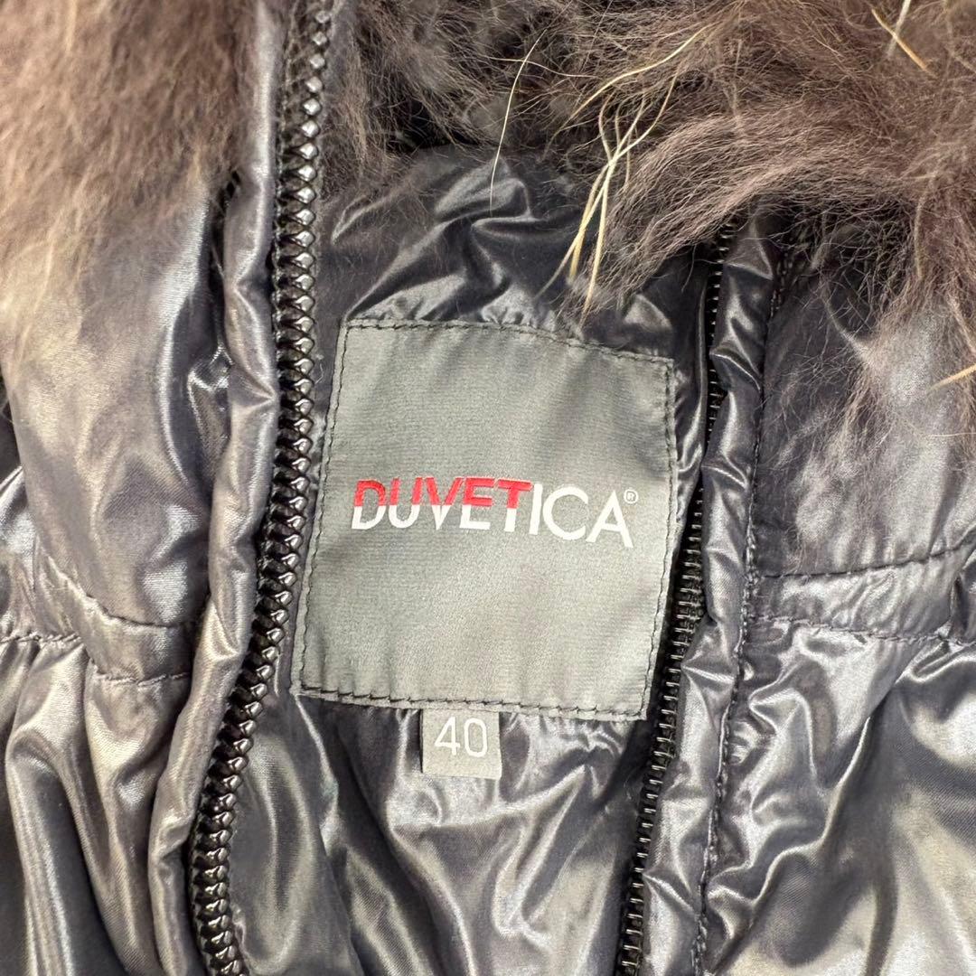 DUVETICA ファー付きダウン 定価13万 Y2K size40短丈 光沢