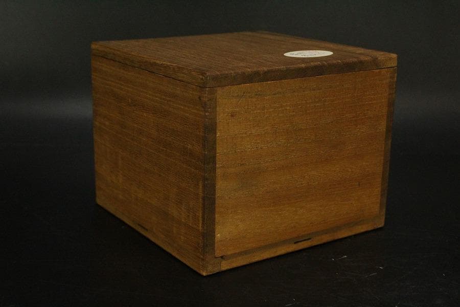 茶道具 月谷焼 月谷初子作 茶碗 風景画 美品 箱入(メ1282)