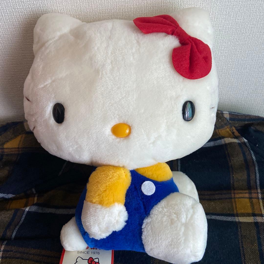 ハローキティ♡レトロ　横座りぬいぐるみ　タグ付き