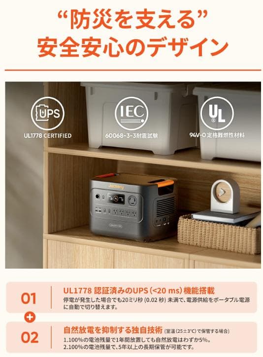 ☆期間限定☆ 外箱も未開封 Jackery 3000 New ポータブル電源