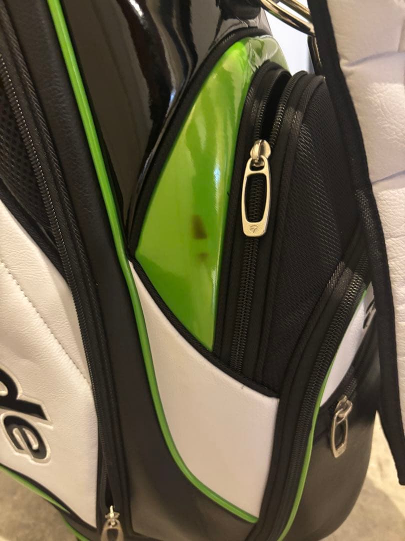 TaylorMade キャディバッグ ブラック/ホワイト/グリーン