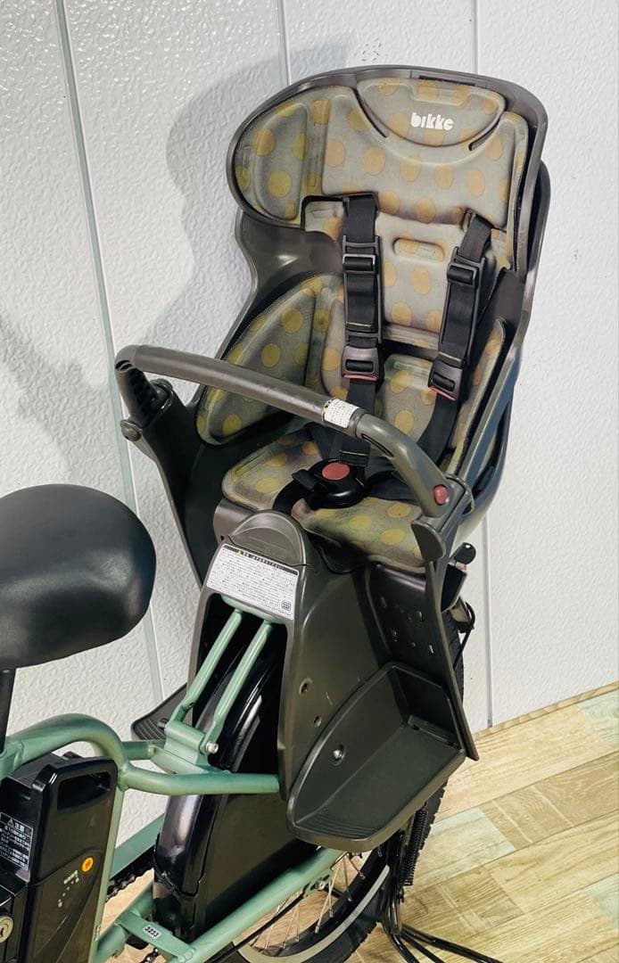 ★3233ブリヂストン8.9アンペア 20インチ子供乗せ電動アシスト自転車