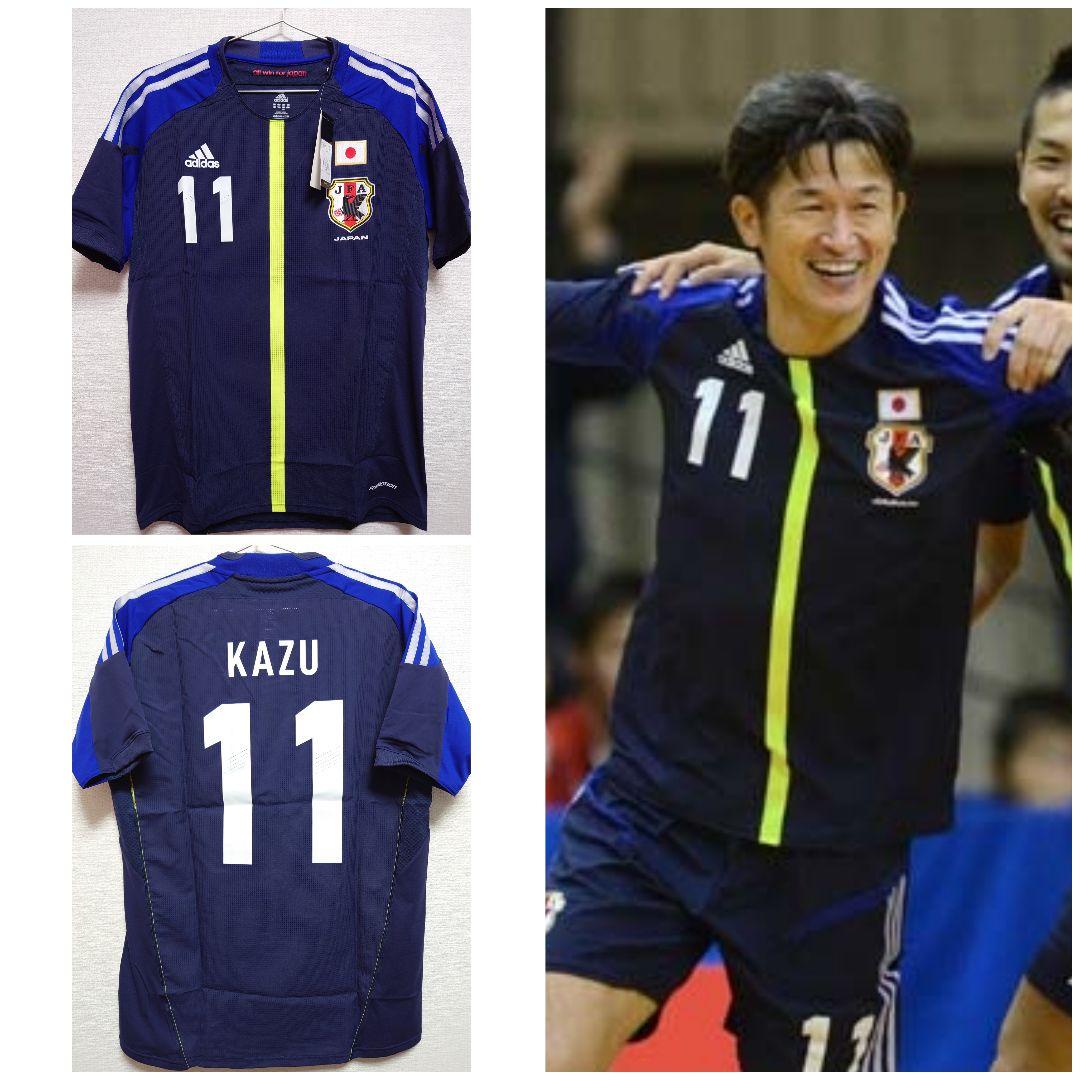 新品　adidas　2012 フットサル　日本代表　三浦知良　オーセンティック