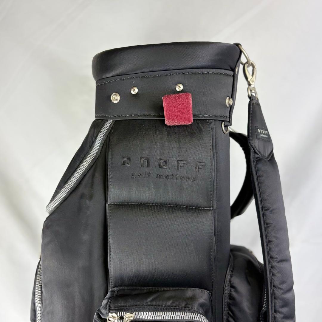 ダイワ オノフ ONOFF キャディバッグ ゴルフバッグ 赤黒