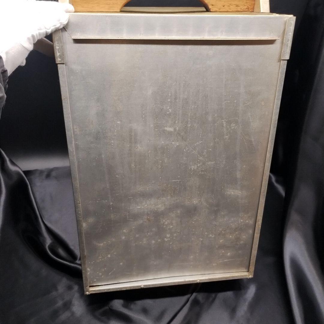 ◼️昭和レトロ◼️アルミ 出前箱 縦型 5段