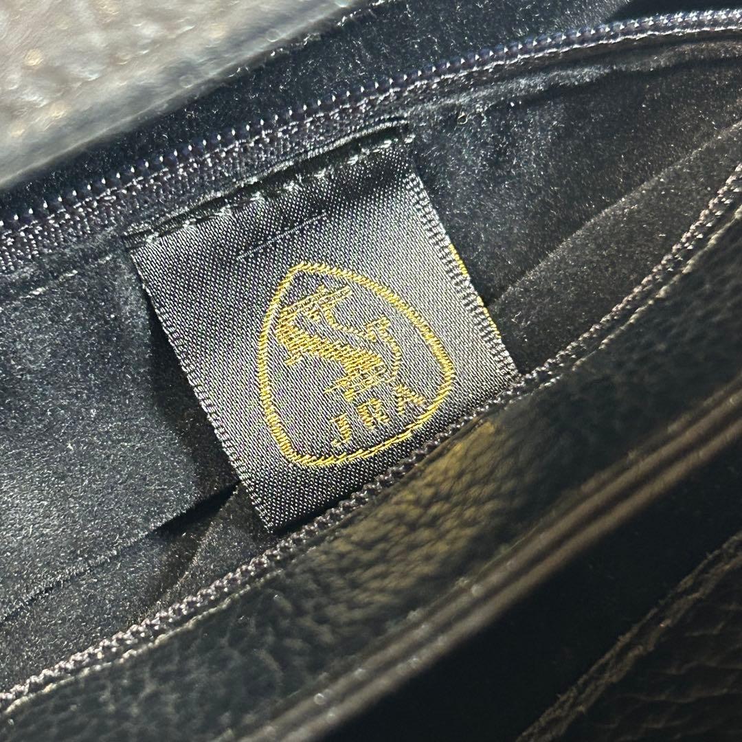 JRA認定　シャークスキン　鮫革　ビジネスバッグ　ブリーフケース