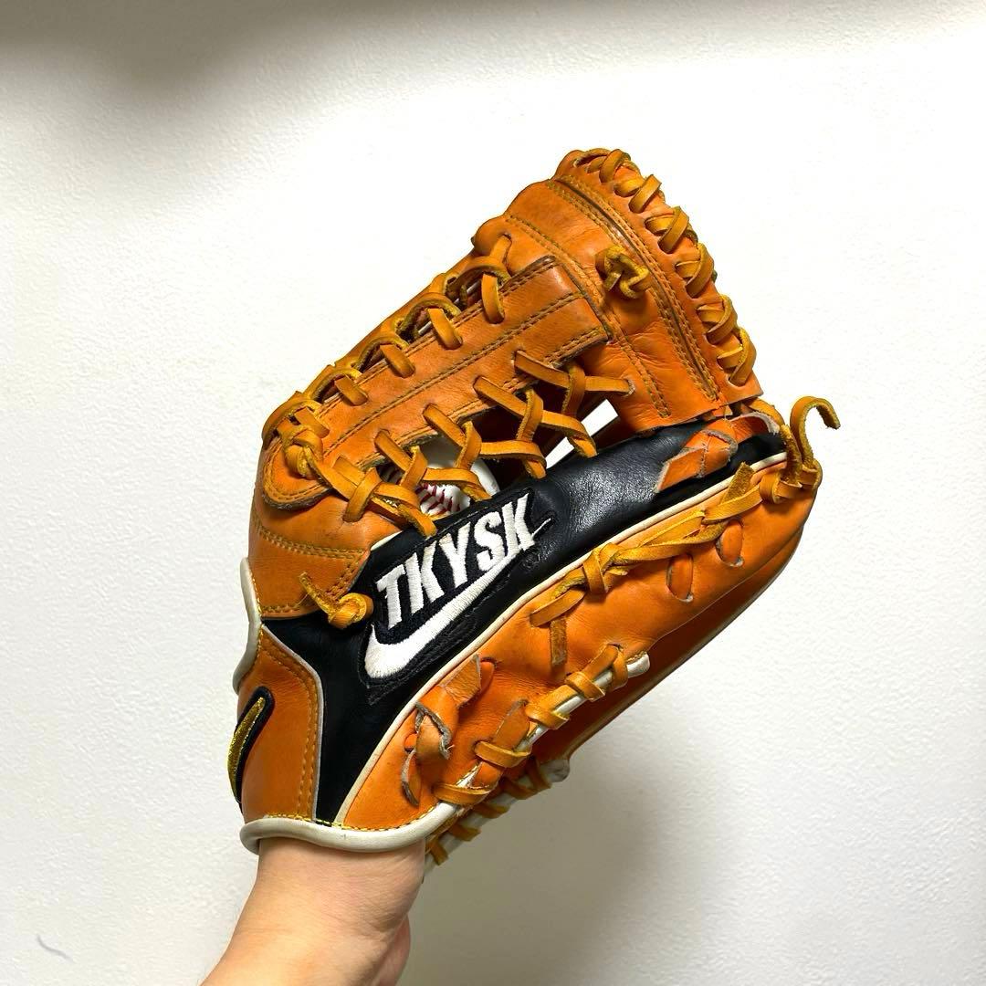 ナイキ プロ実使用 千葉ロッテ 清田選手 硬式 外野手用グローブ