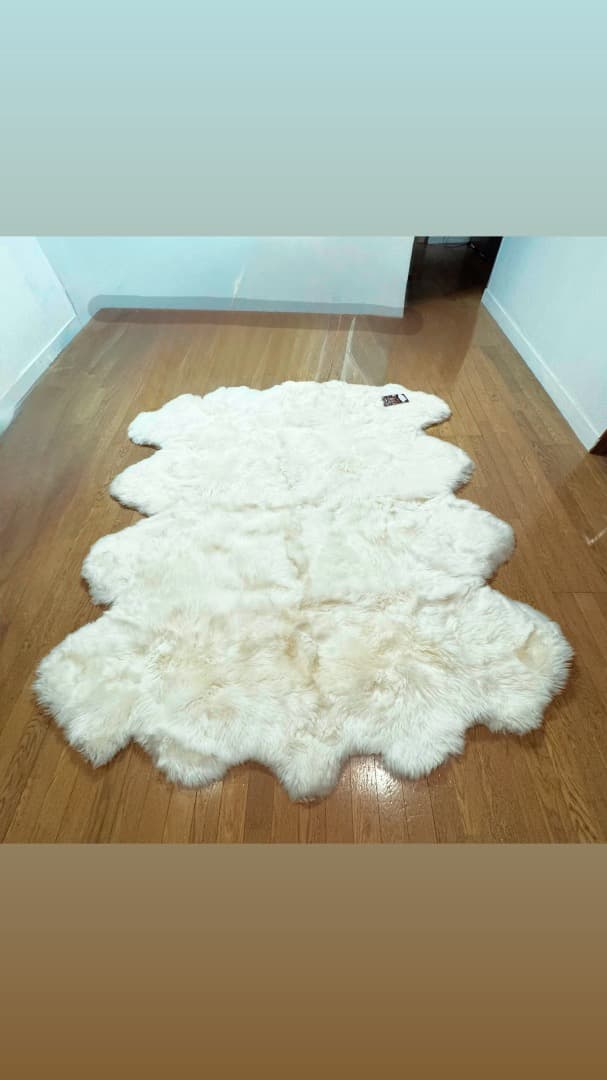 特大 ウィンドワード ラムスキンラグ 8匹物 WINDWARD コストコ 絨毯