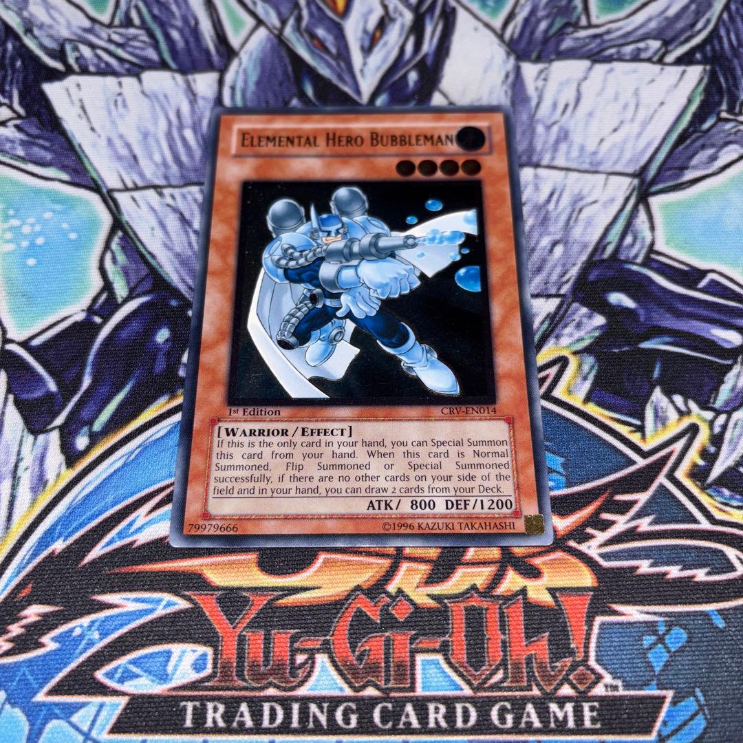 北米版 E・HERO バブルマン 1st レリーフ 遊戯王 海外 英語 米