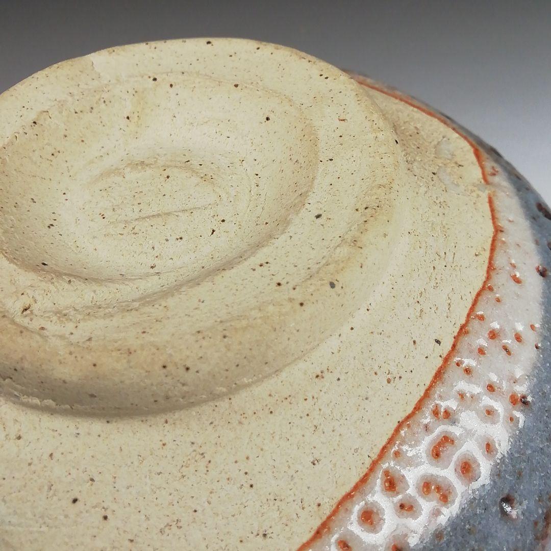 Ｔ９０３　茶碗　『鼡志野』『順風陶苑　加藤鐐 作』　共箱　抹茶碗　茶道具