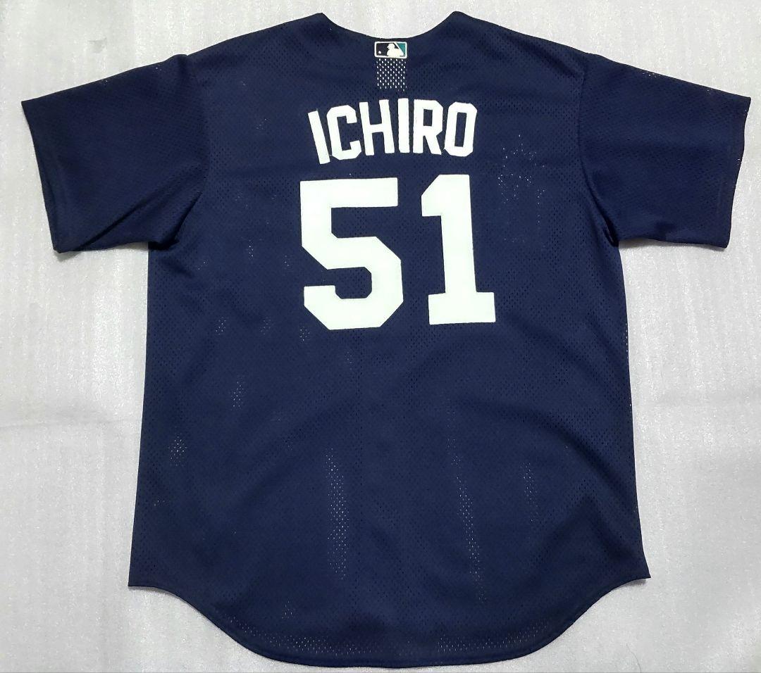 【Majestic】マリナーズ イチロー オーセンティック ユニフォーム L