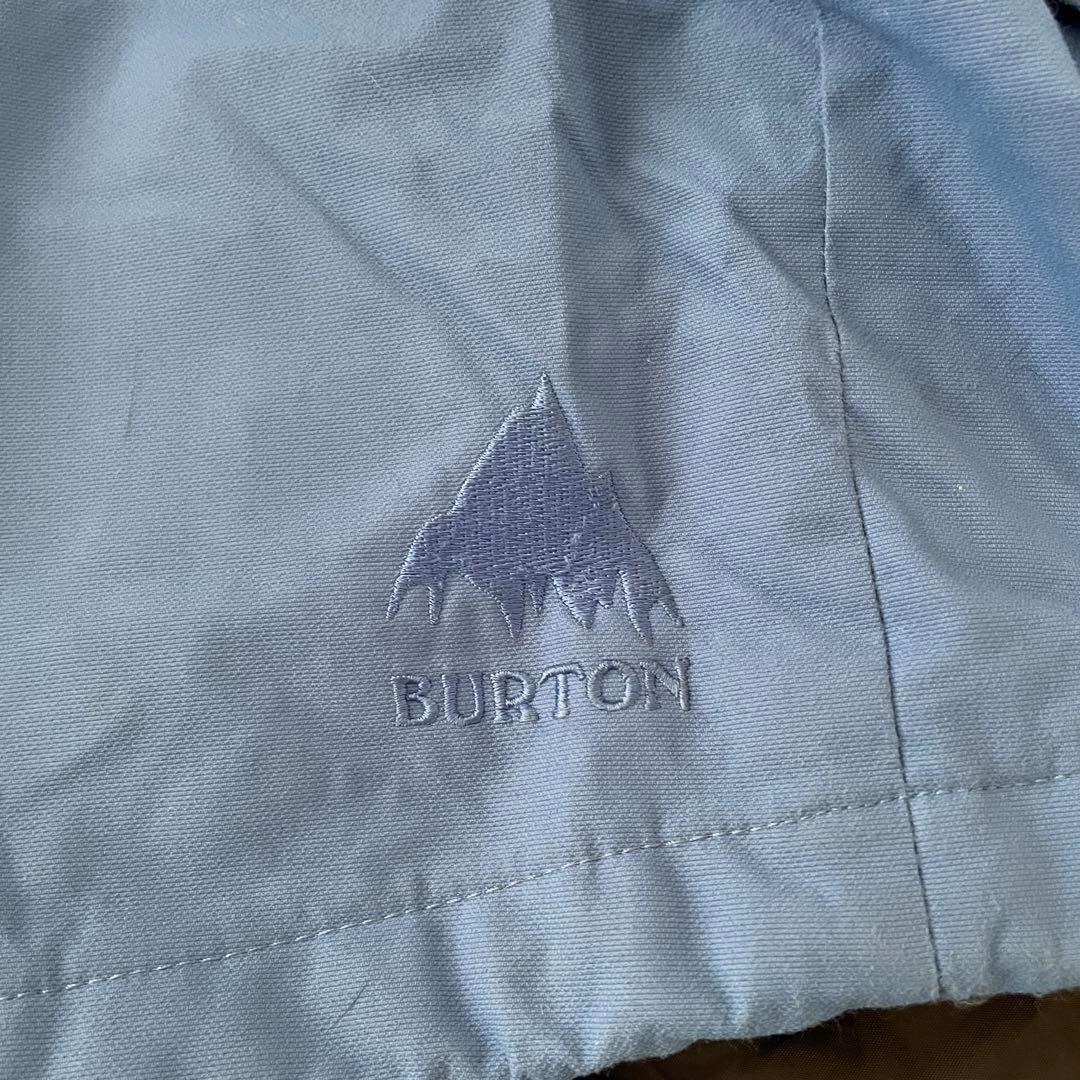 Burtonバートンスキーウェアスノーボードジャケットパーカーフード付き青ブルー
