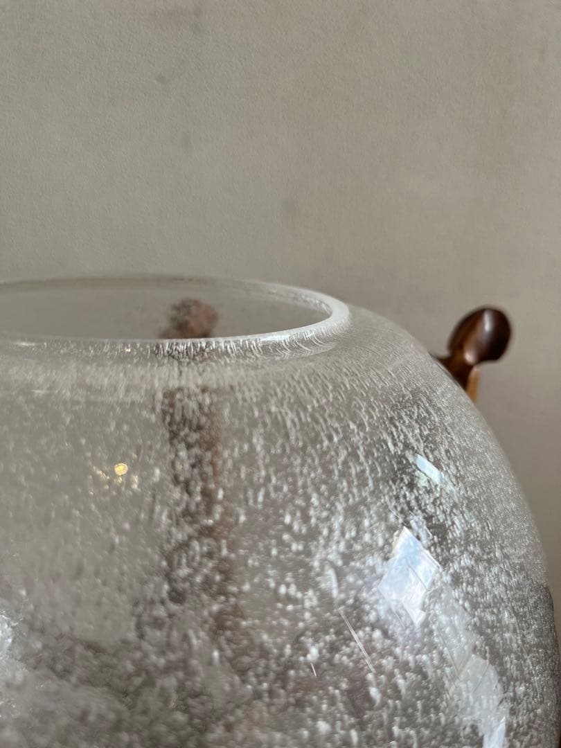 ヴィンテージ　ガラスボール　ペンダントランプ　ミッドセンチュリー　スペースエイジ