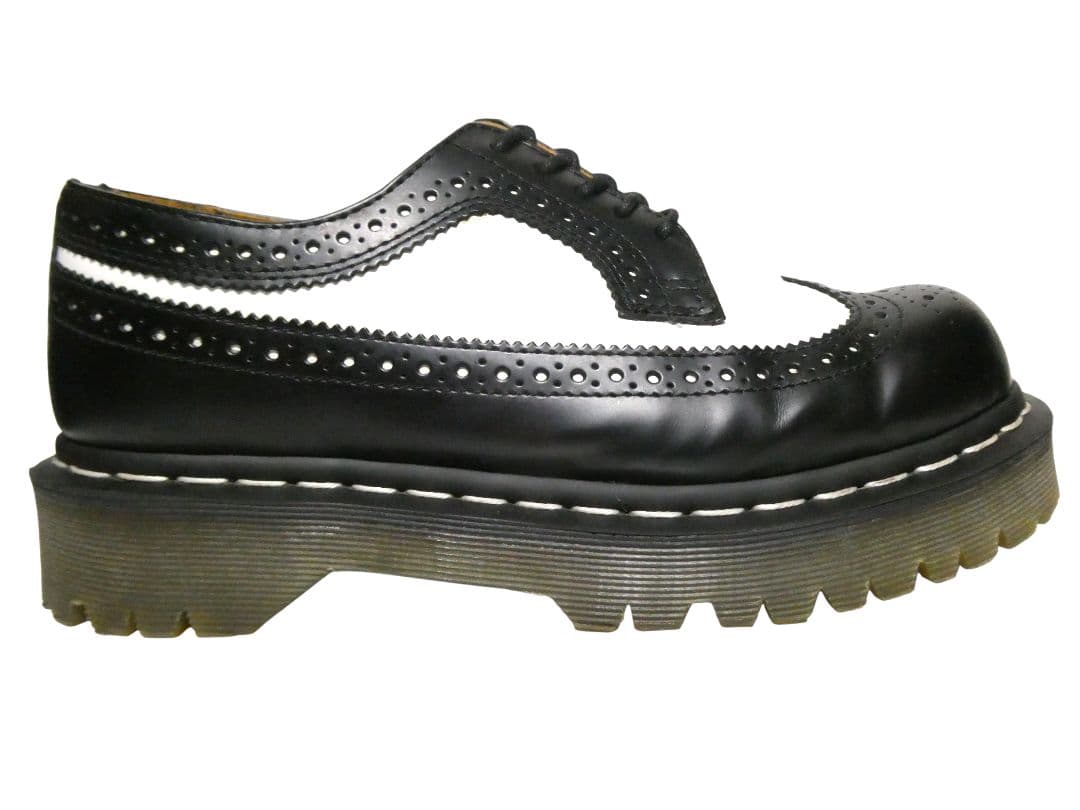 UK5！廃盤モデル！厚底仕様！ドクターマーチンウイングチップシューズBEXソール