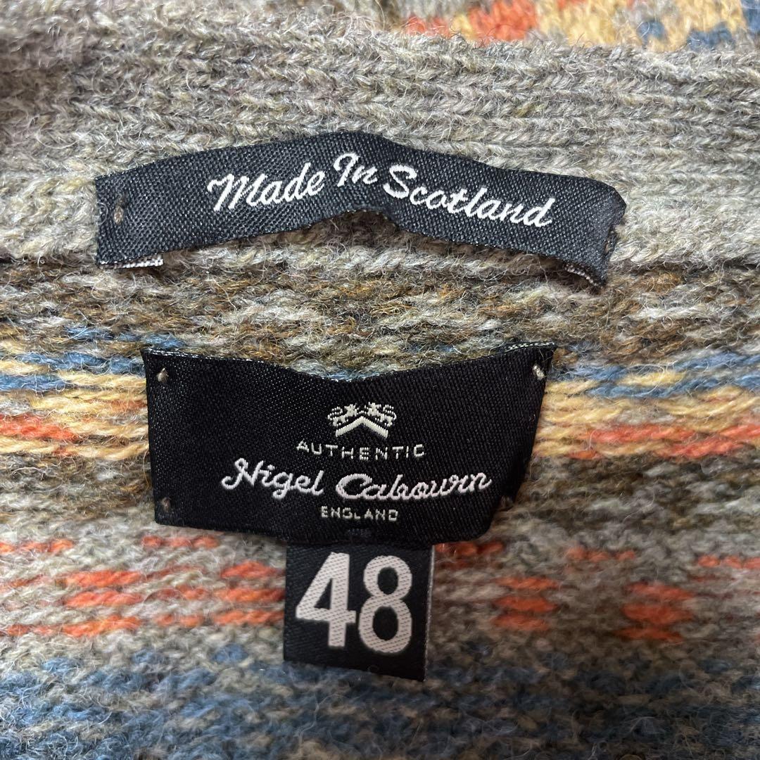 Nigel Cabourn フェアアイル ニットベスト スコットランド製
