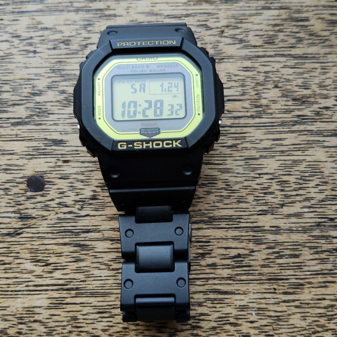 G-SHOCK GW-B5600 ブラック マルチバンド 文字盤ゴールド