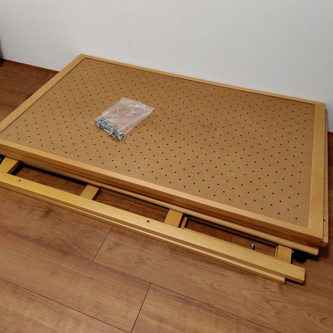 カトージ　ベビーベッド　ハイタイプ　ツーオープン　ナチュラル