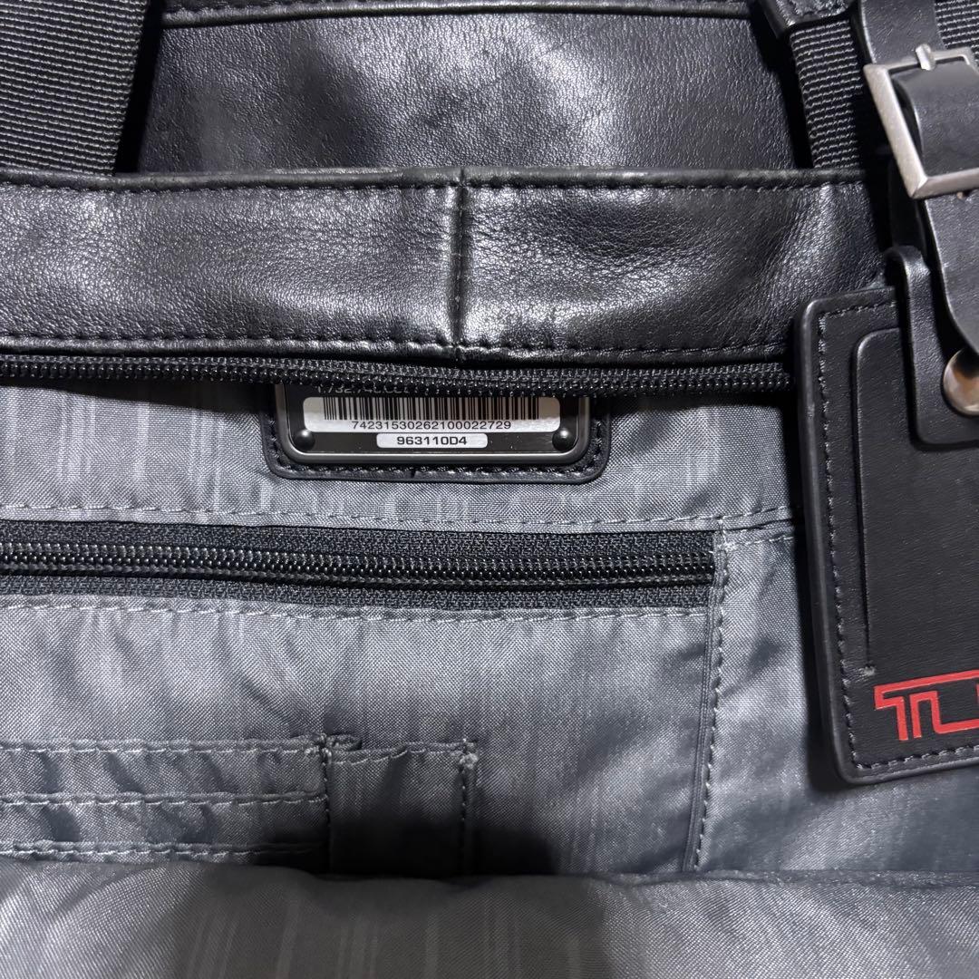 希少 TUMI 963110D4 オールレザー ビジネスバッグ 2way 黒