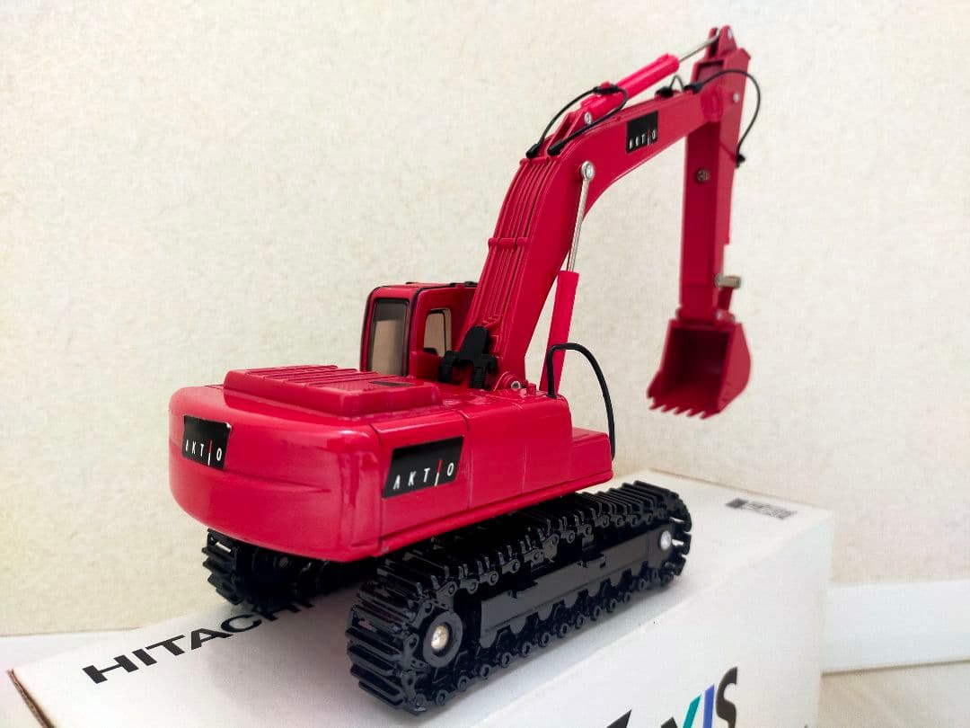 HITACHI ZAXIS 200 赤 ミニカー 1/40
