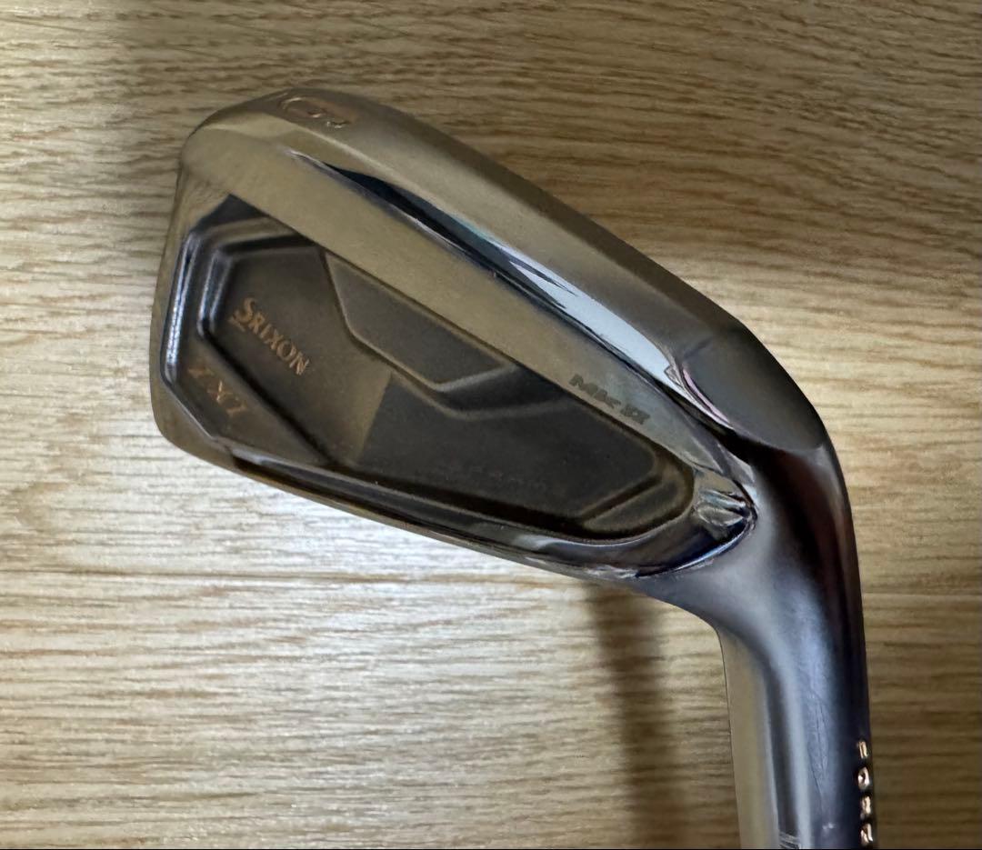 特別仕様 スリクソン ZX7MkIIブラッククロムアイアン 【ゴールド】#6〜P