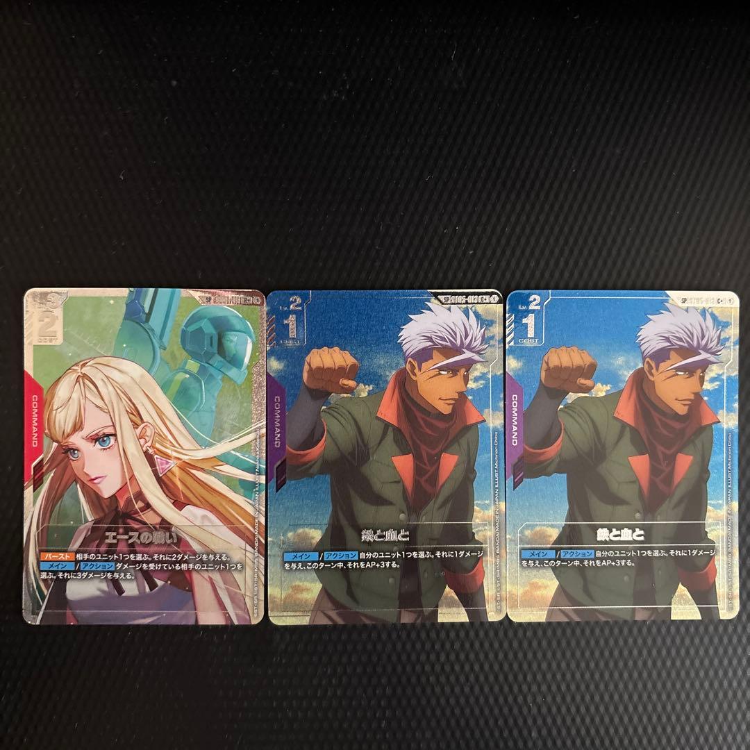 エースの戦いと鉄と血とのパラレルのセット