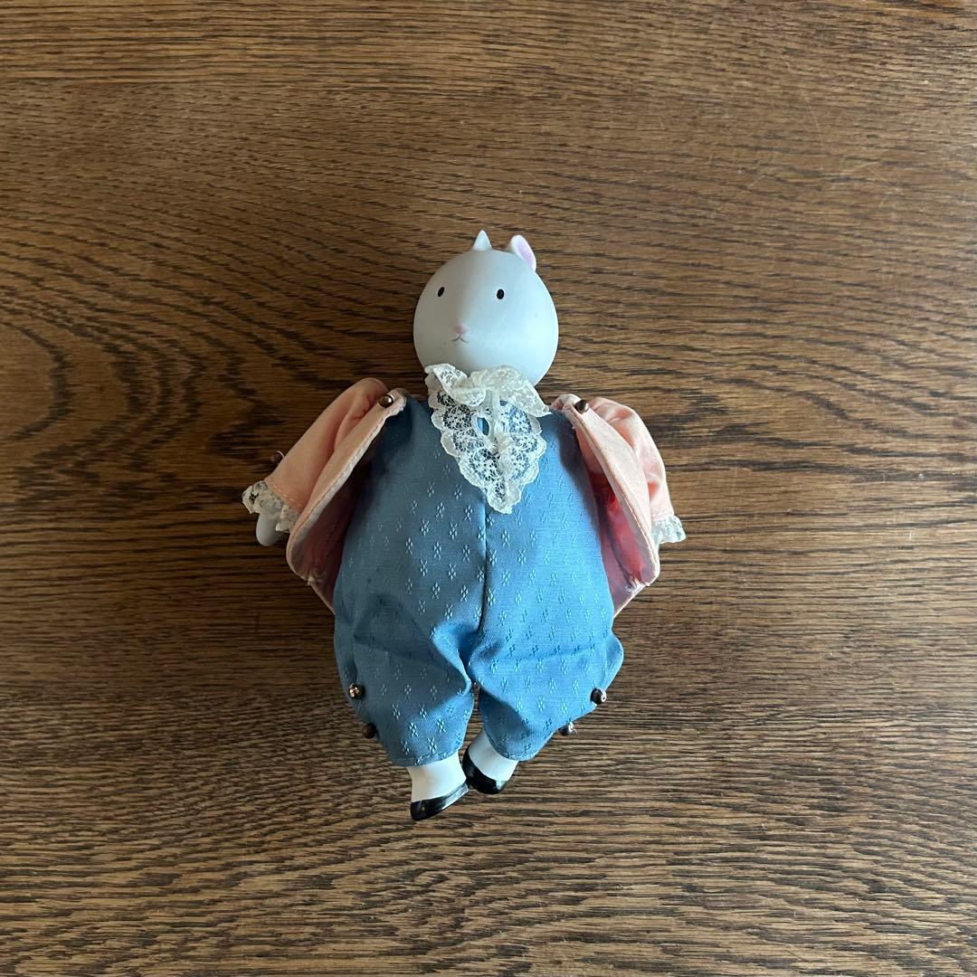 ヴィンテージ ネズミのビスクドール（チャイナヘッドドール・ミニョネット）送料込