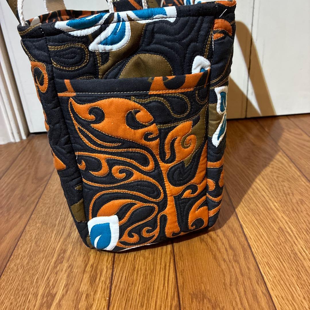 超メルカリ市特別価格☆ハワイアン　ミシンキルト　2ウェイバッグ