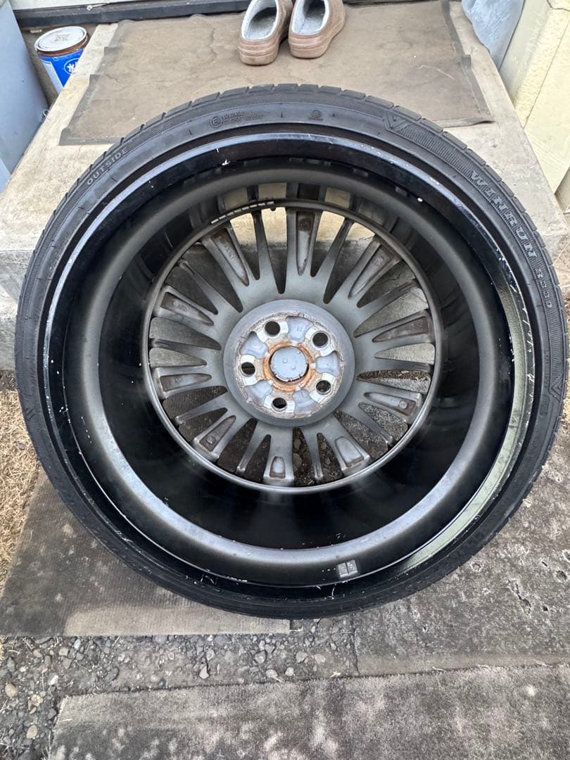 引き取り限定 LS500純正OPホイール 4本 スパッタリング 20インチ