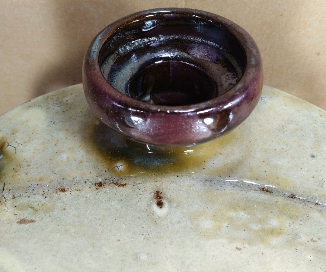 【本物保証】金城次郎 魚紋抱瓶 共箱 栞 美品 壷屋焼 人間国宝 ｗ23.5㎝