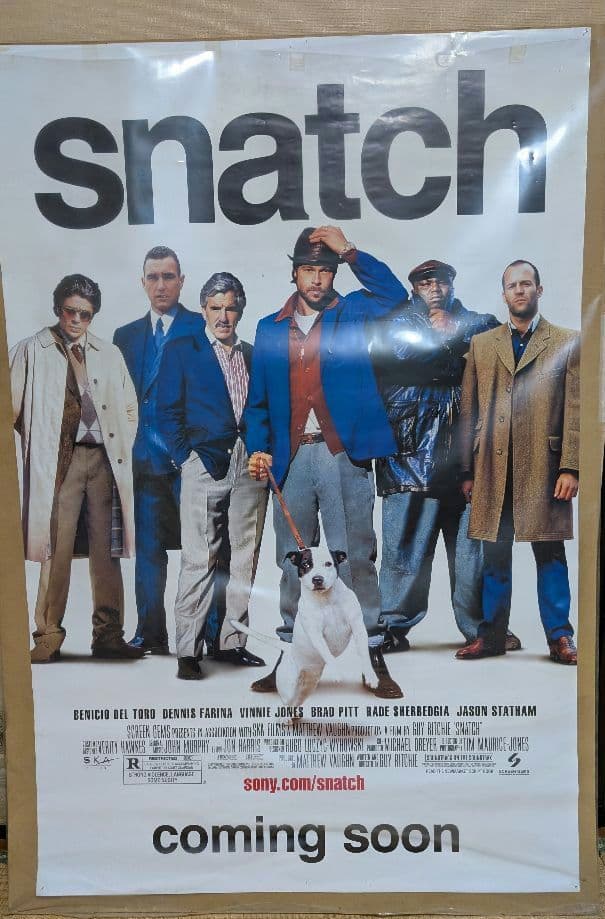映画スナッチsnatch 特大ポスター101cm×68cm　ブラッド・ピット