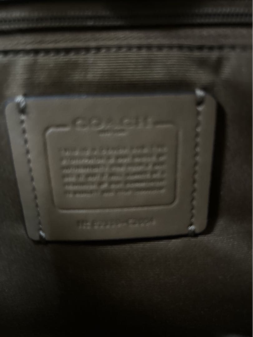 COACH ベージュ トートバッグ ショルダー付き