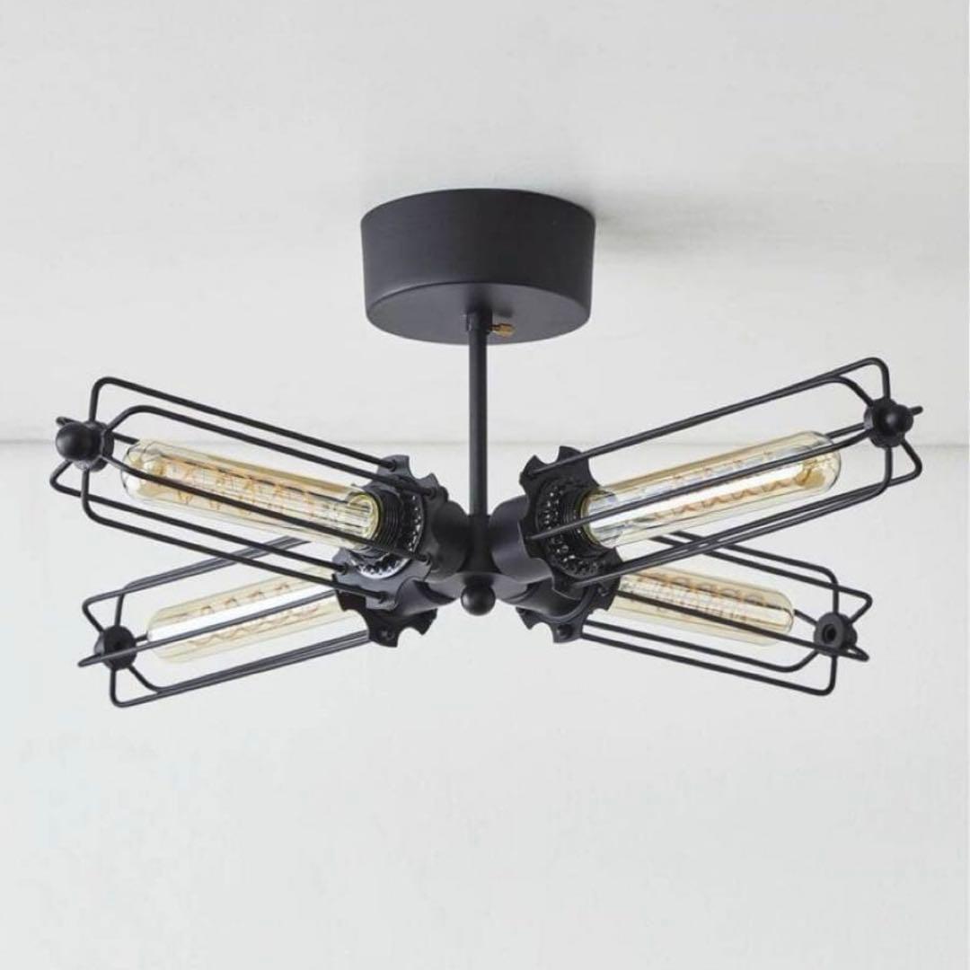 美品 ジャーナルスタンダードファニチャー シーリングライト ウィンチェスター4