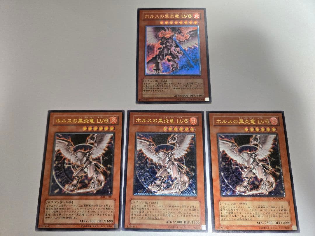 ホルスの黒炎竜 LV6 ホルスの黒炎竜LV8 レリーフセット