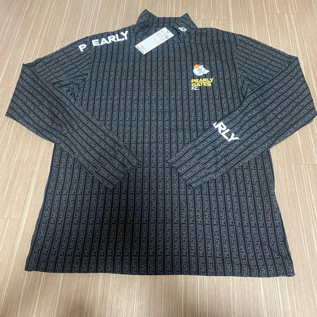 PEARLY GATES ストライプ ハイネックシャツ サイズ5