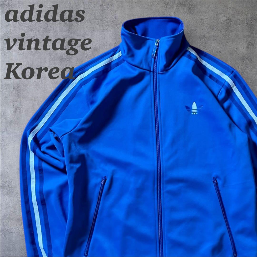 美品 古着 adidas アディダス ジャージ トレフォイル 海外限定版 希少