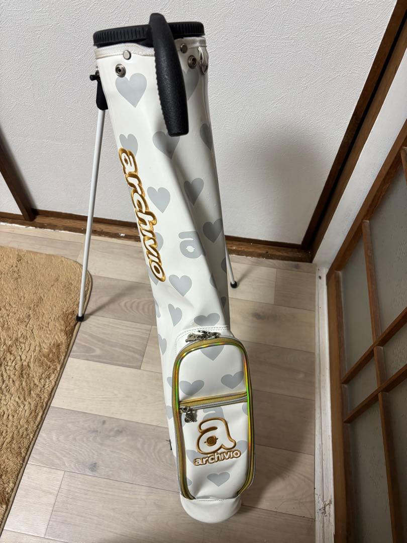 archivio ハート柄 スタンドバッグ