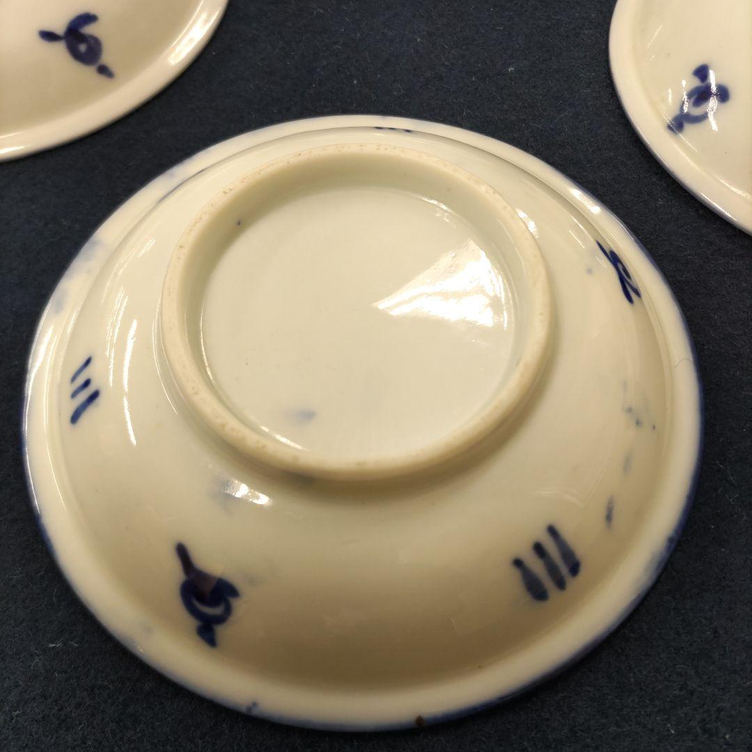 古伊万里染付小皿　5客　D320