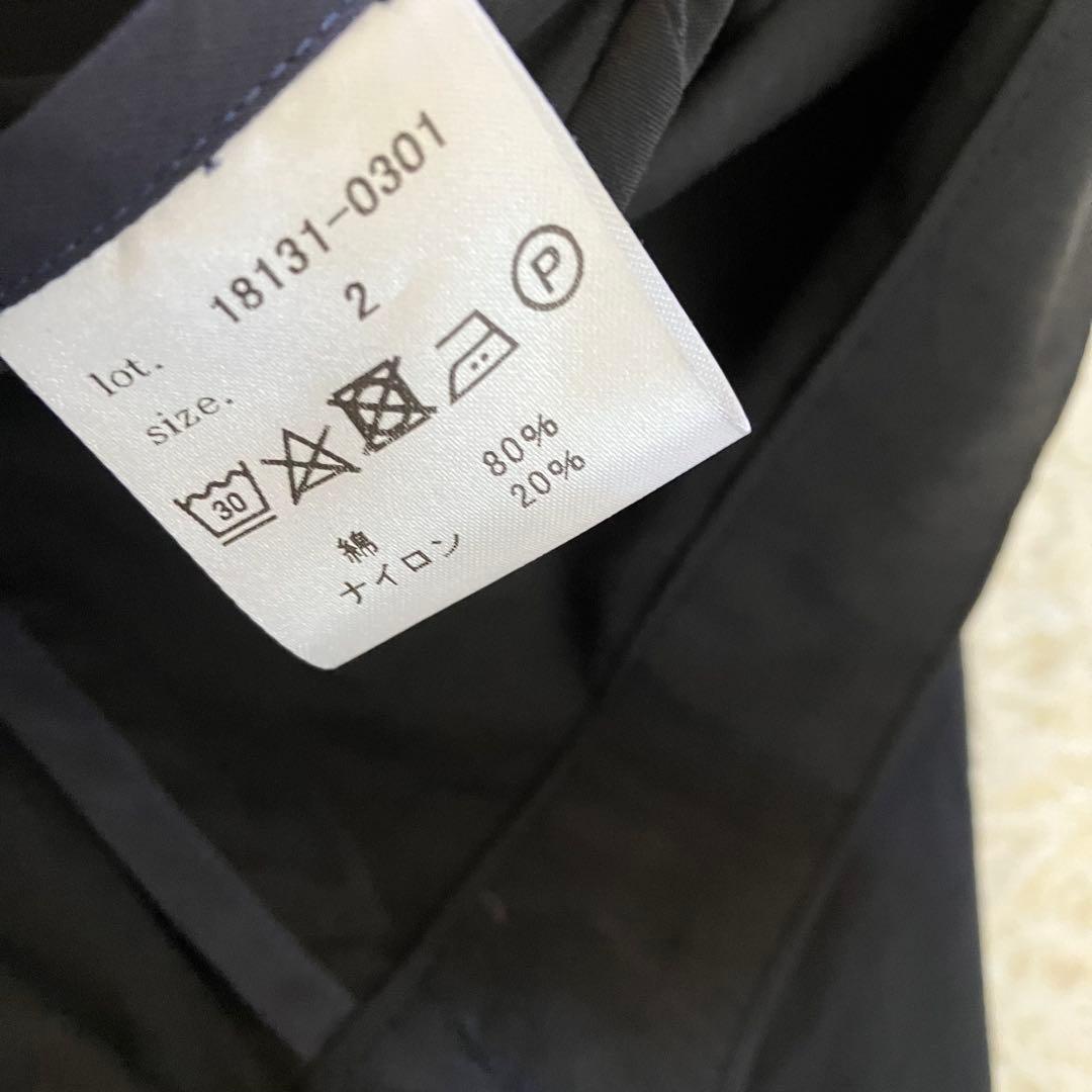 meagratia バックプリント オーバーサイズ フード モッズコート 黒 2