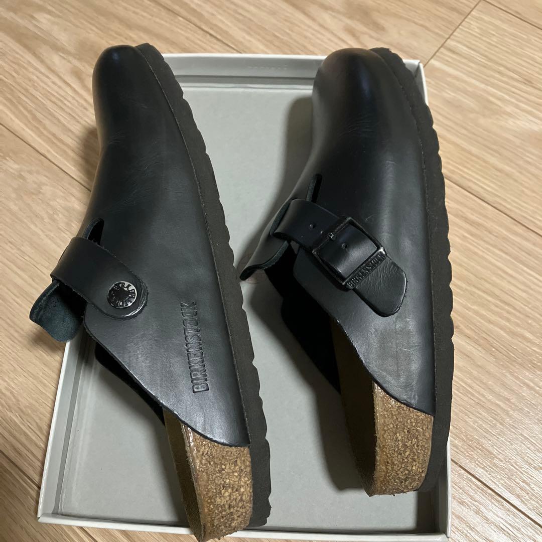 ビルケンシュトック　ボストン　38(24.5) 黒