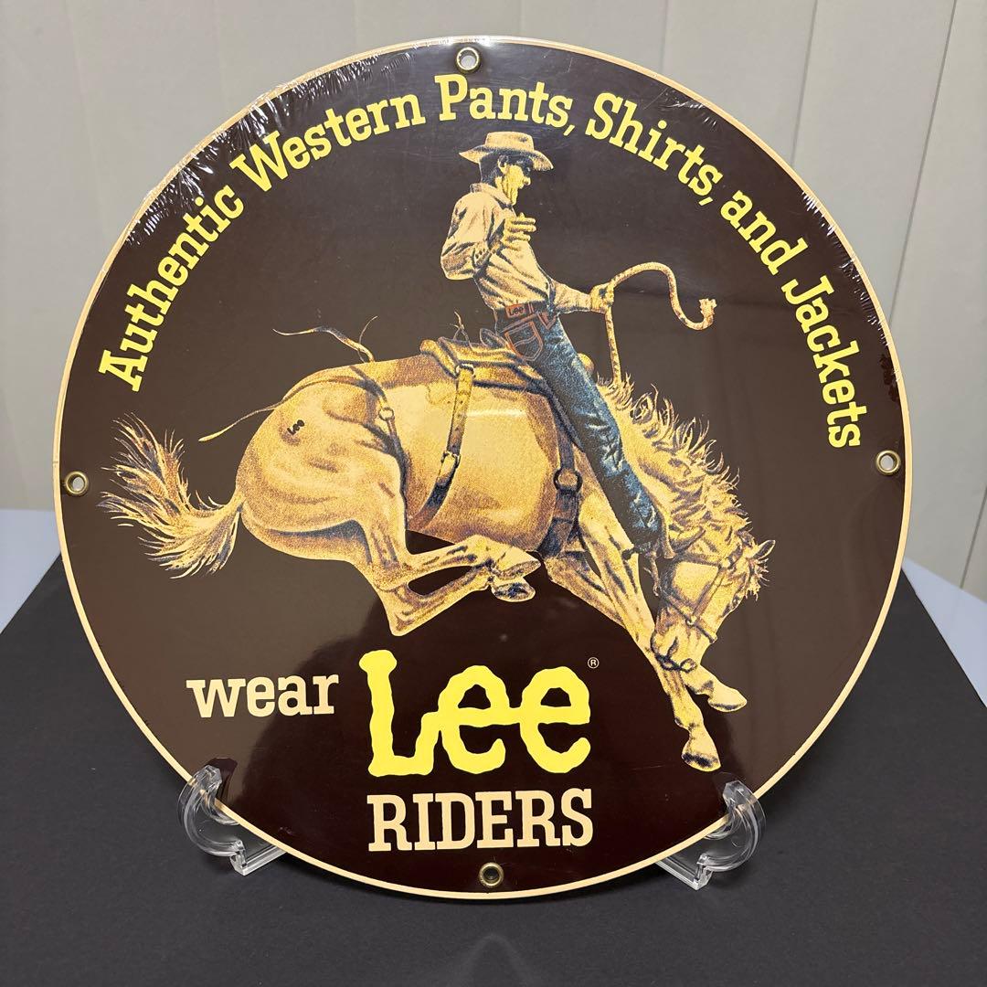 デットストック　WEAR LEE RIDERS メタルサイン　看板