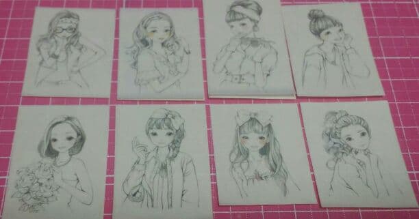 153.人物マステ1ループ160円