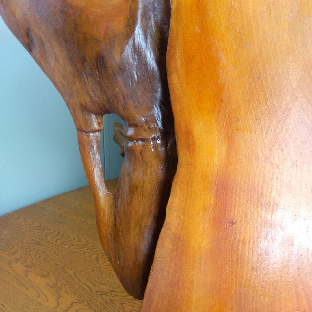 ついたて　衝立　１枚板　アンティーク　Ｃ